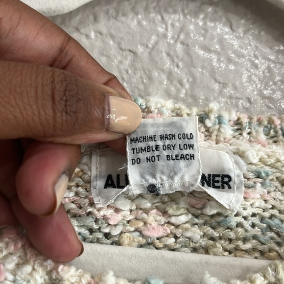 Y2K Vintage Alfred Dunner Sweater Short Sleeve Multi Color Pullover Sz 44 (2X) - Picture 6 of 9